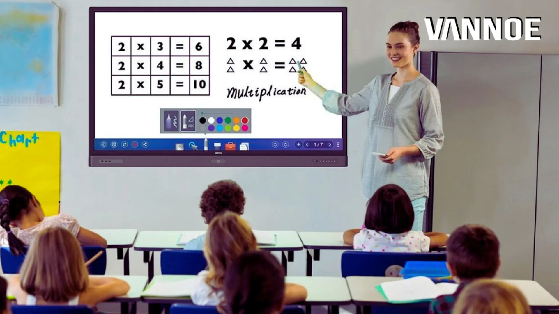 Interactive Display for Classrooms by Vannoe Indonesia: The Future of Modern Learning