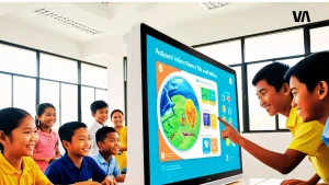 history and development of interactive flat panel